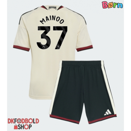 Manchester United Kobbie Mainoo #37 Tredje trøje Børn 2026-27 Kort ærmer (+ korte bukser)